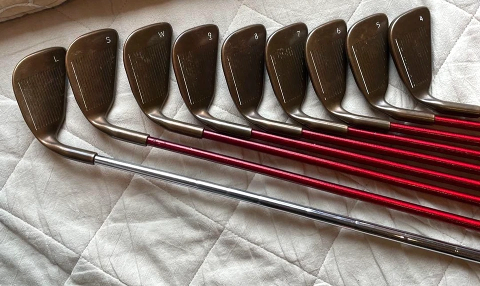 Ping Zing Beryllium copper Black Dot Iron Set #4-9,W,S,L (9Clubs) - Image 3 of 4