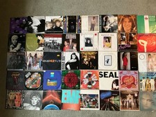 VINYL SINGLES 45s RECORD COLLECTION x 40 JOB LOT BARGIN PICTURE COVERS BUNDLE (2