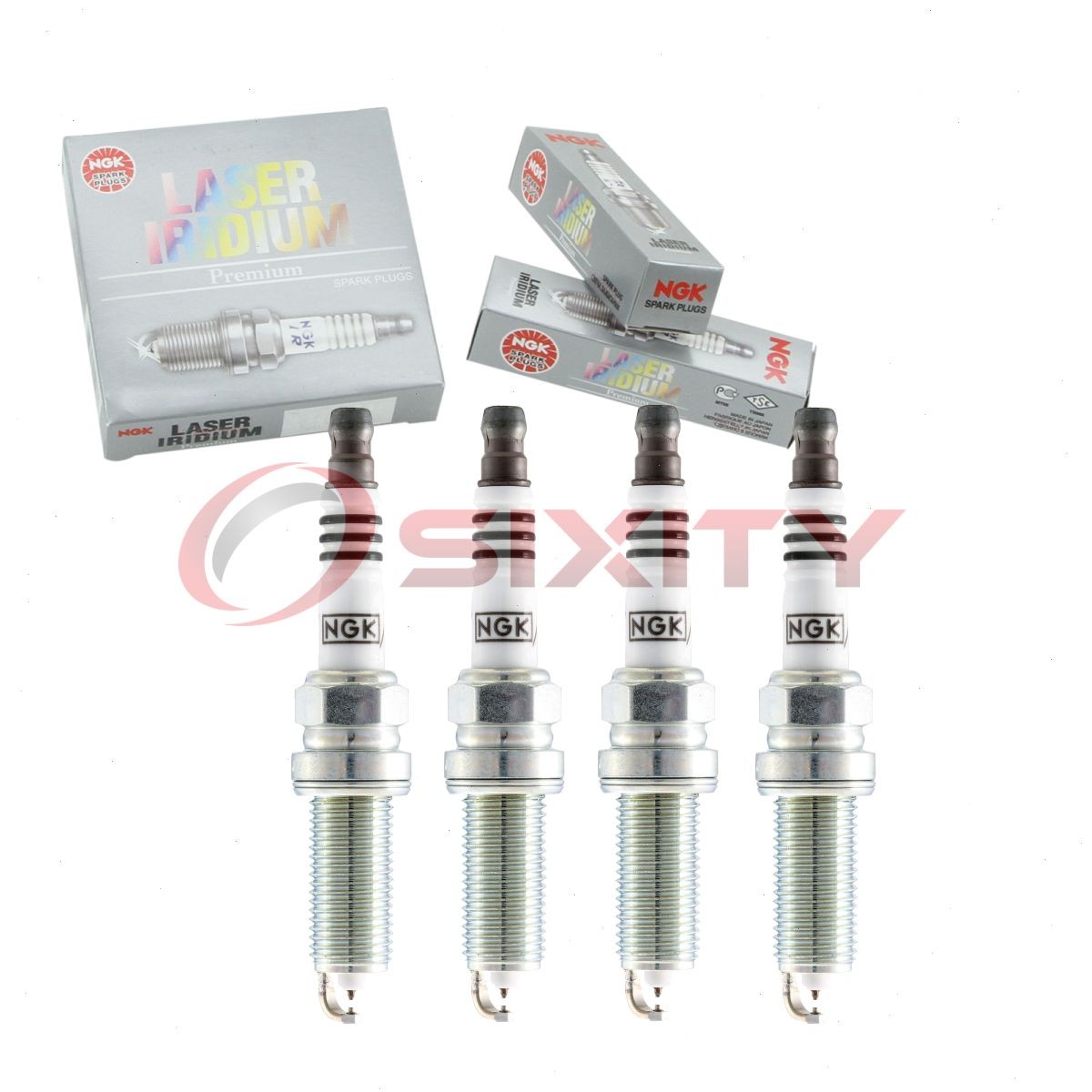 4 pc NGK Laser Iridium Spark Plugs for 2017-2018 Toyota Corolla iM 1.8L L4 fi