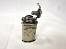 Vintage Cigarette Lighter Camel Cigarettes Steel Trench Style Lighter
