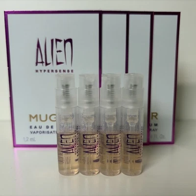 THIERRY MUGLER Mugler Alien Hypersense EDP Eau de Parfum 4x 1.2ml Spray New