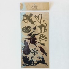 Tim Holtz idea-ology Seasonal Mask Stencil Halloween Christmas - 11 Pieces