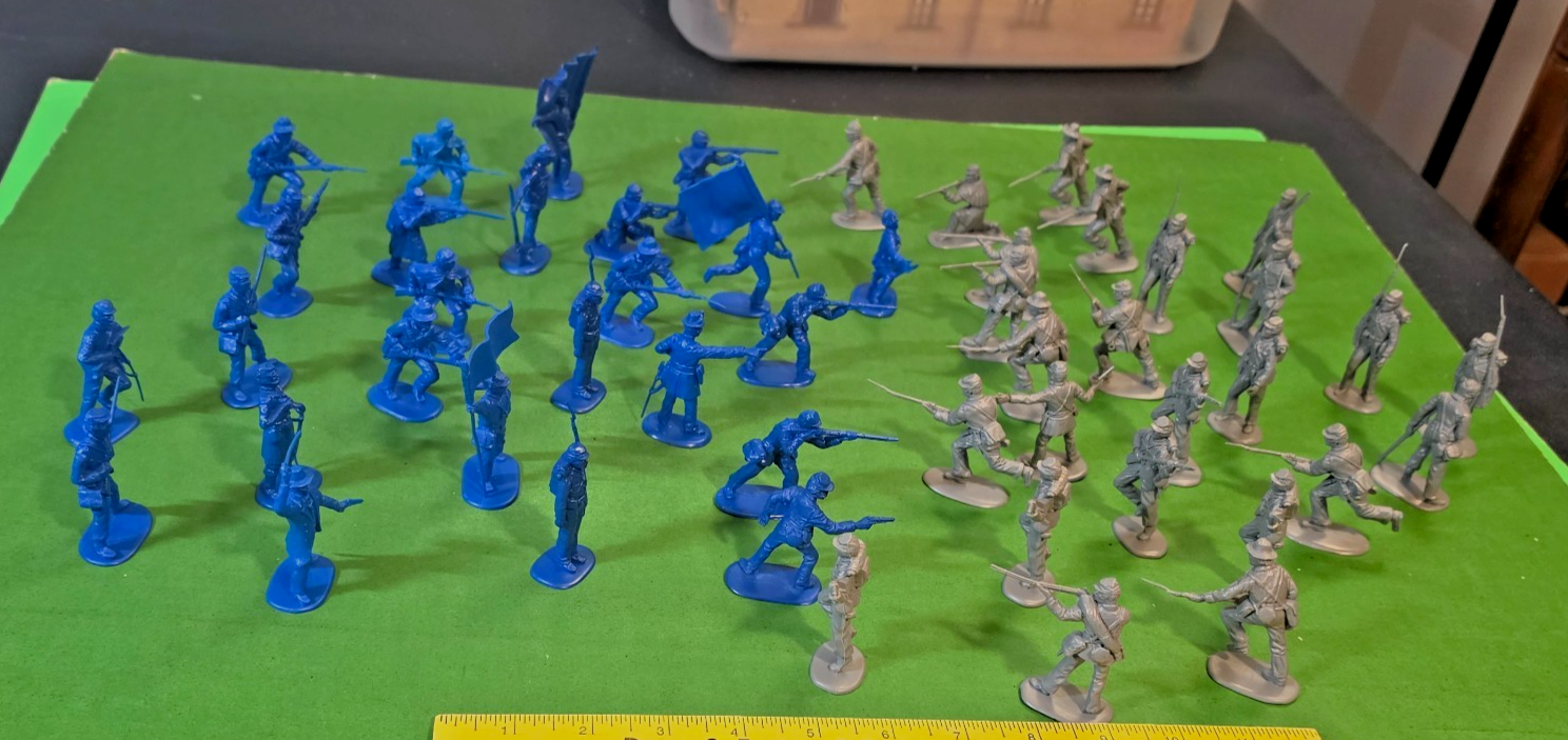 LARGE LOT OF 50 IMEX/ACCURATE 1/32 SCALE CIVIL WAR INFANTRY........ | eBay
