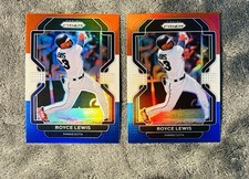 Royce Lewis 2022 Panini Prizm Red White & Blue Prizm Rookie Parallel (2)