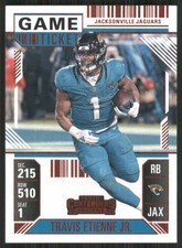2024 Panini Contenders Game Ticket Red #47 Travis Etienne Jr. Jaguars TW3027