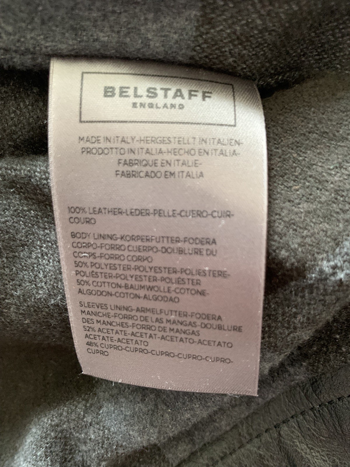 Belstaff Beckham Stannard Leather Jacket, Black, Very Rare - Size 50 image 10