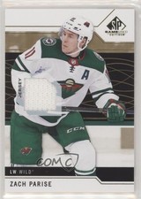2018-19 Upper Deck SP Game Used Gold Jersey Zach Parise #23 2u3