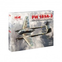 ICM - Fw 189A-2 - Wwii German Reconnaissance Plane - 1:72 - 158 Teile