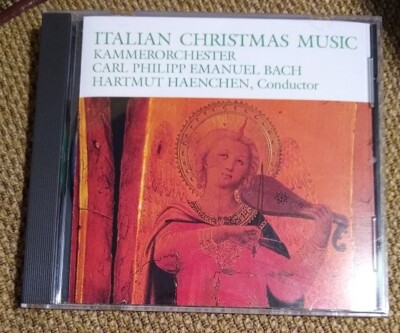 ITALIAN CHRISTMAS MUSIC CD CPE BACH Kammerorchester Harmut Haenchen FREE SHIP!