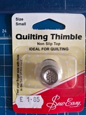 N&auml;hen leicht Metall Fingerhut rutschfest Top Quilten N&auml;hen Basteln Hobby