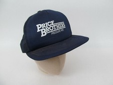 Vintage Trucker Hat Snapback Cap   Price Brothers Pipe Mesh