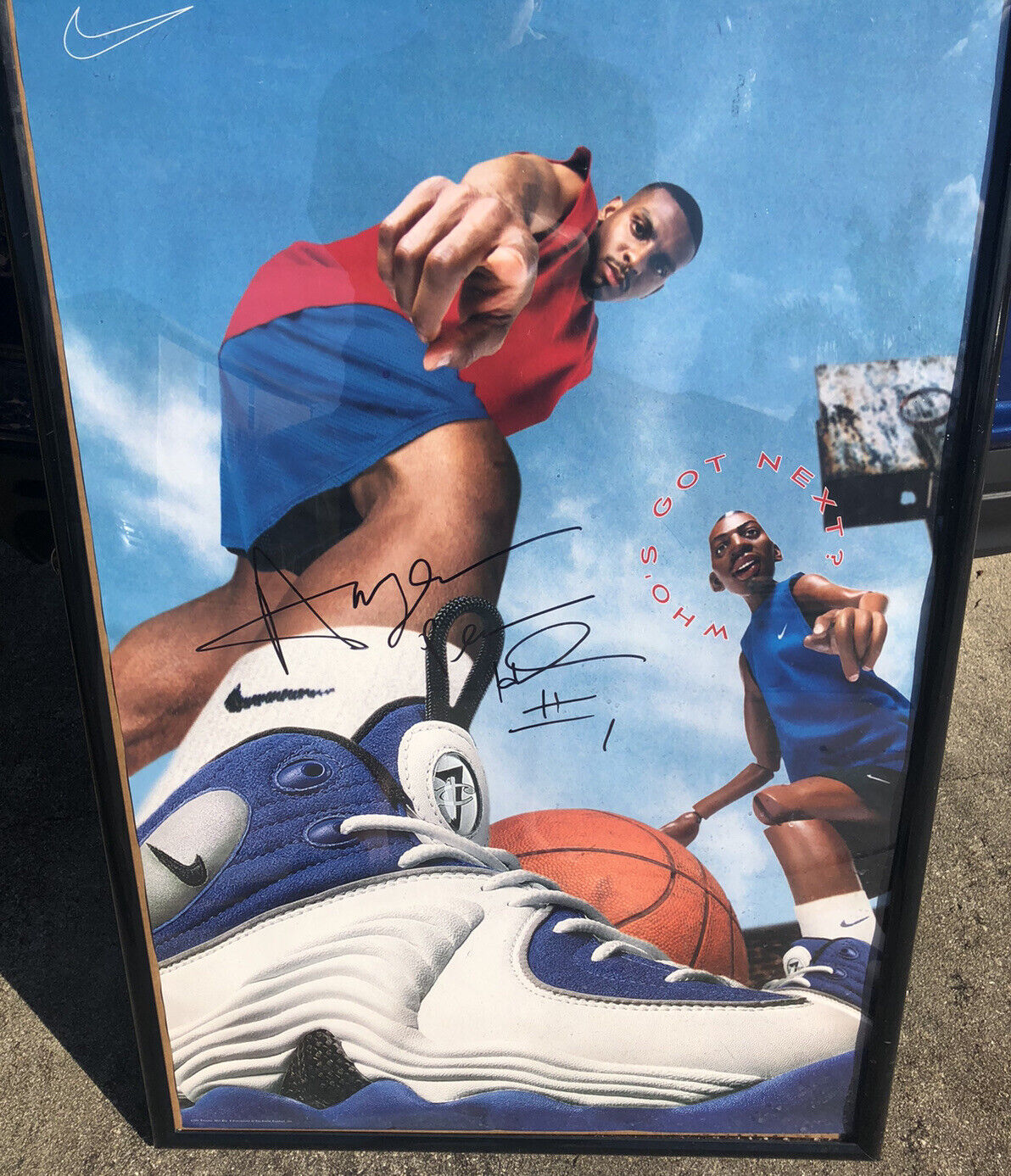 Signed Autograph Anfernee Hardaway Lil Penny Poster Orlando Magic NBA Nike  Proof | eBay