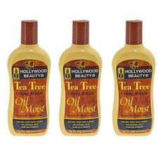 Hollywood Beauty Tea Tree Oil Moist for Dry Itchy Scalp  Hair 12fl.oz - 3PACK