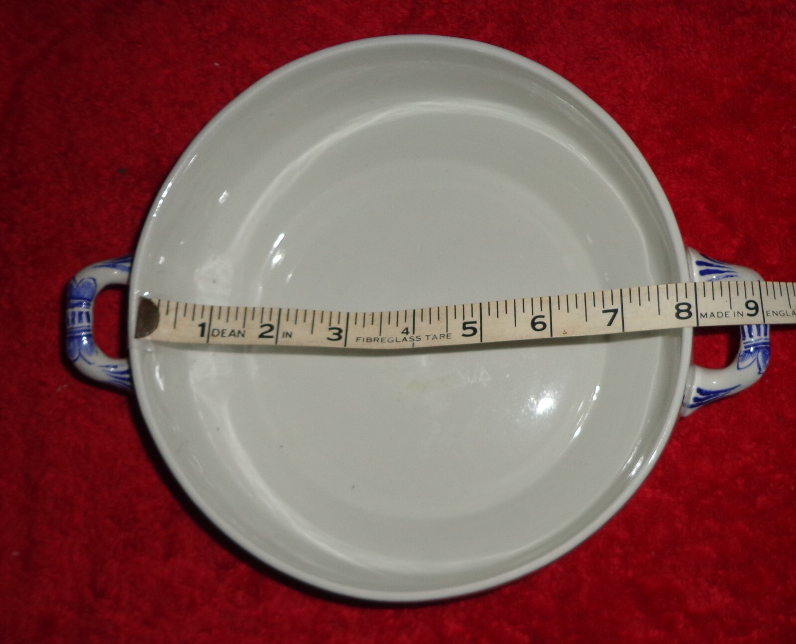 2 x 8" Masons Denmark Blue Tureens + lids Cover Excellent Condition No