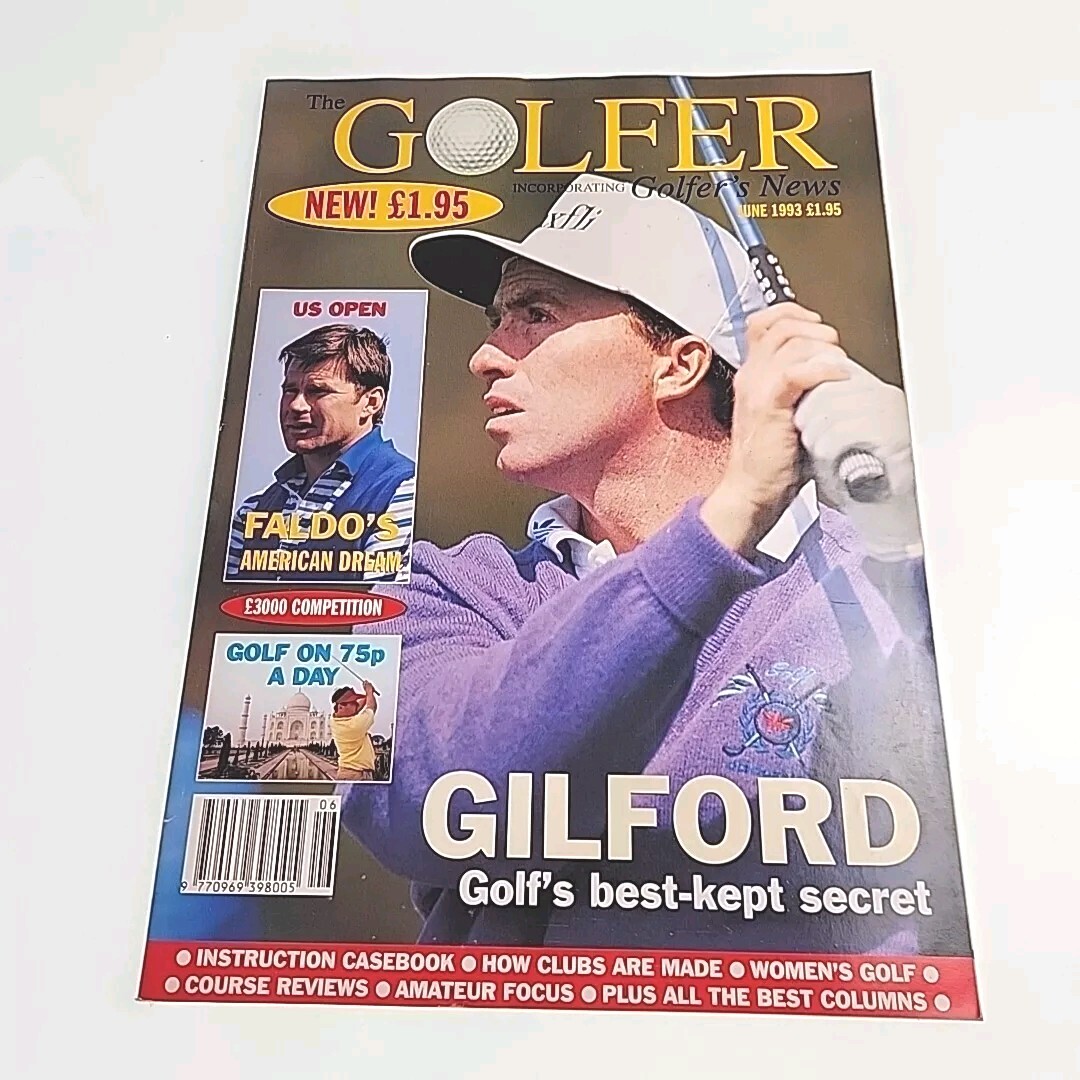 Golfer June 1993 Magazine Book