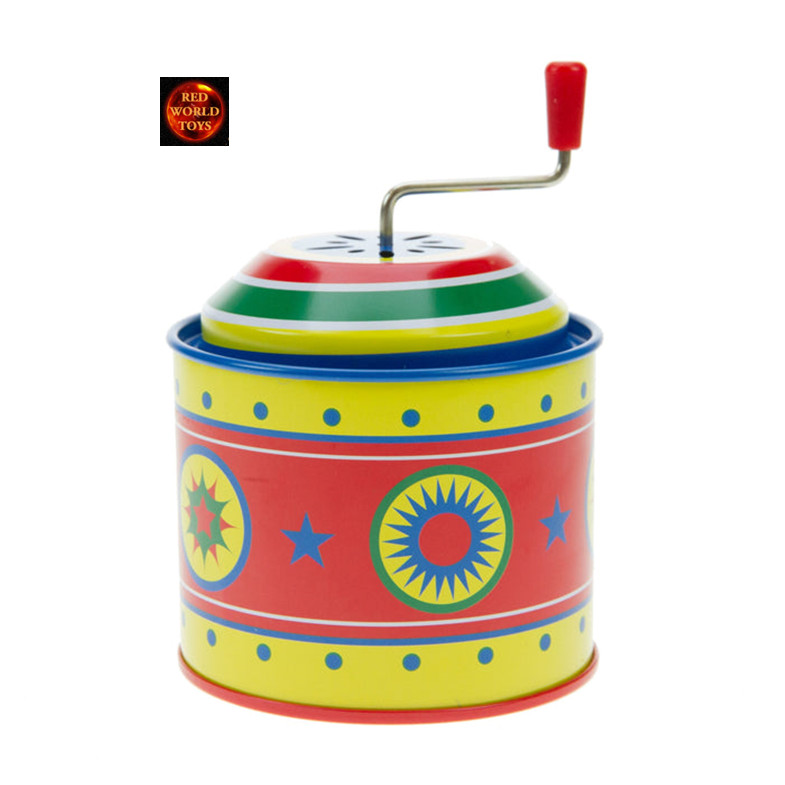 Childrens Tin Tinplate Music Box Traditional Toy by Schylling 11cm - New