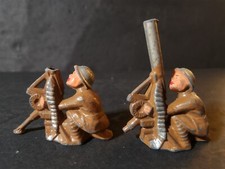 MANOIL M106 ANTI - AIRCRAFT GUNNERS SET OF 2 ORIGINAL 1 HAS AN EXPLODED BARREL