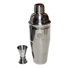 Martini Cocktail Shaker 24 oz. Drink Shaker Mixer with Measuring 1 oz Jigger