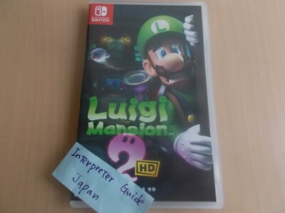 Luigi's Mansion 2 HD Nintendo Switch Adventure Game Used W/Case