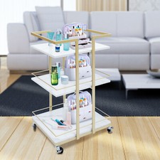 Multi-Purpose Rack Household Movable Snack Storage Manicure Trolley Barber Cart