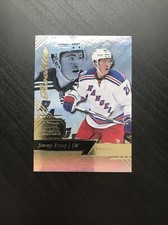 2016-17 Fleer Flair Showcase Rookies Jimmy Vesey Rookie #40 RC New York Rangers