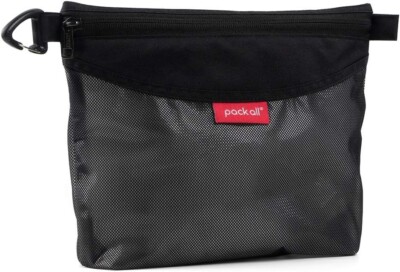 Pack All Daily Pouch Zipper Travel Case Black 26x19cm PA-12132-1