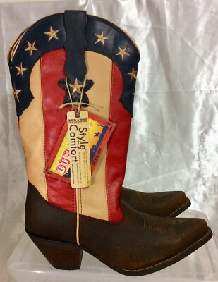 Durango Patriotic Star Striped Boots drd0393 Lady Rebel Pro Vintage Flag boot by Durango  main image 4