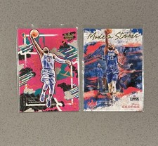 PAUL GEORGE 2021-22 Panini Court Kings MODERN STROKES #23 & Base #34