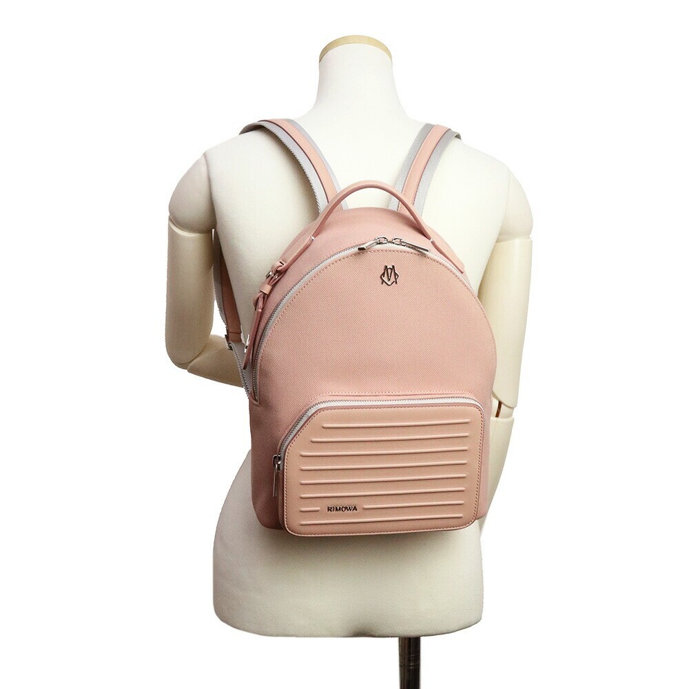 【新品未使用】リモワ Never Still バックパック　ROSE PINK RIMOWA NEVER STILL Backpack DESERT ROSE Pink Canvas Leather
