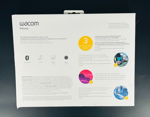WACOM Intuos Drawing Tablet BUNDLE with TRAVEL CASE - Afbeelding 3 van 6