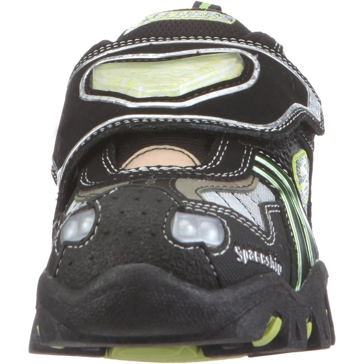 Skechers Damager Spaceship Sneaker Black/Lime Size Little