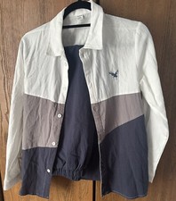 SHEIN Youth White/Blue Collared Shirt And Pants Size 13-14Y
