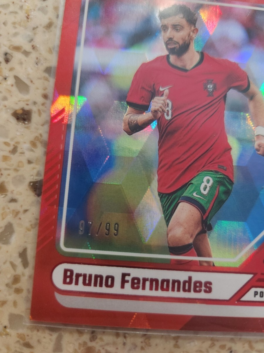 2024/25 Panini Donruss SOCCER BRUNO FERNANDES RED /99 PORTUGAL