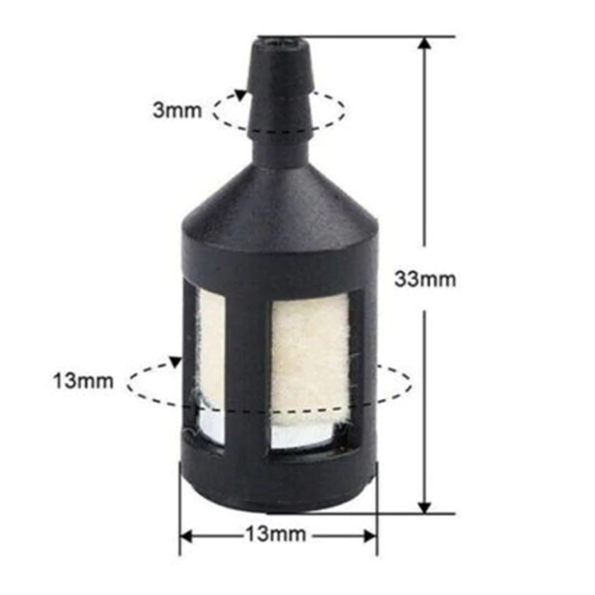 SPORTARC Benzinschlauch Mit Filter Set – Für Fuxtec FX-PS152 & FX-MS152 Motorsensen, 2 Stück