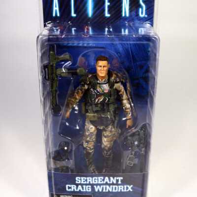 NECA Alien Sergeant Craig Windrix Marine 7'' Actionfigur Movie Series 2 Neu