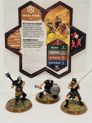 Heroscape Dreadgul Raiders c3v sov custom