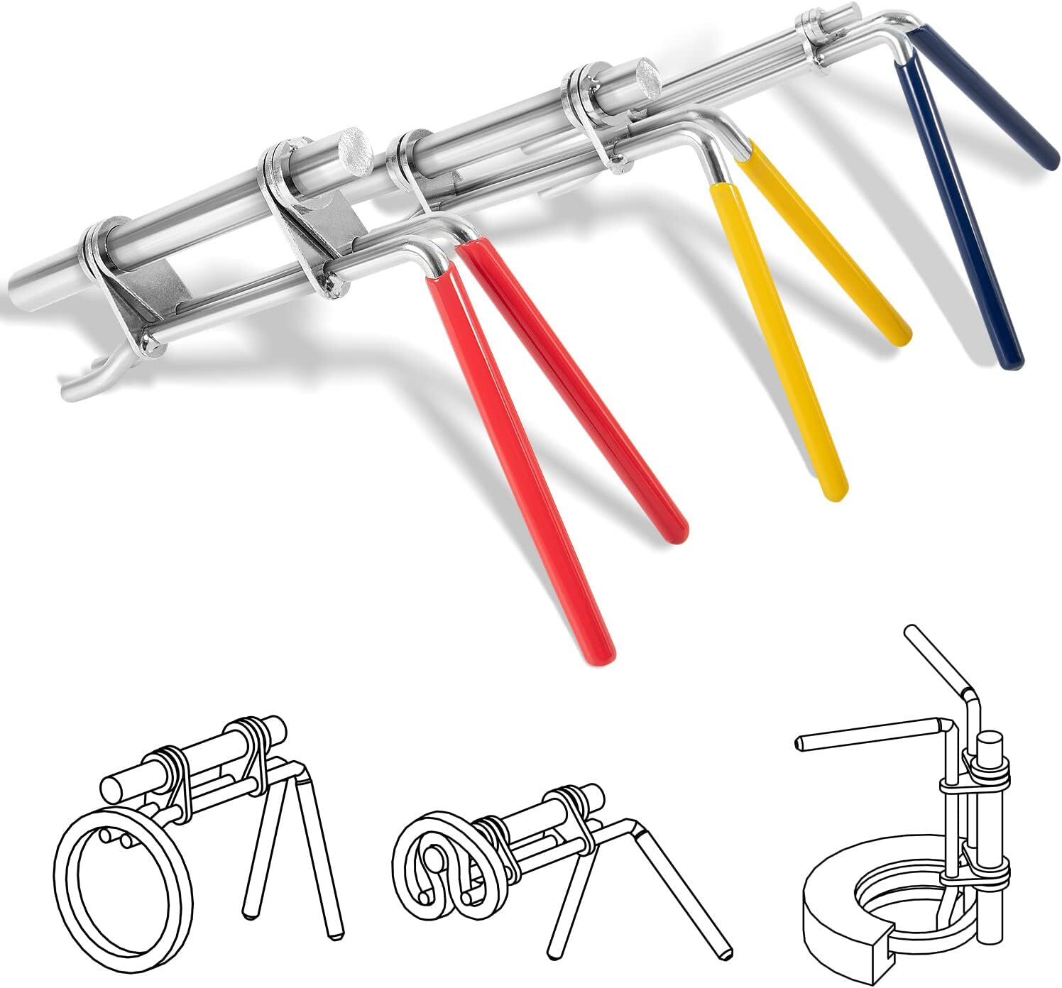 3 Pack Hydraulic Seal Installation Tools, Cylinder Piston 3