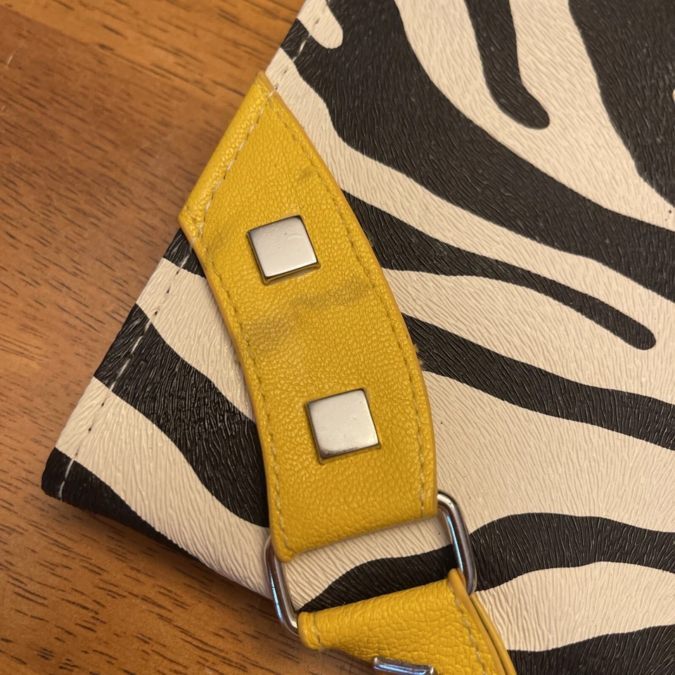 Bolso Clásico MICHE Shell Only V Negro Blanco Imitación Cebra Estampado Ver Fotos Foto 4 de 4