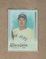 2020 Topps Allen & Ginter - Hot Box Silver Portraits -  #292 - Hyun-Jin Ryu