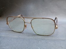 WORN Vintage POLO RALPH LAUREN POLO 12 Eyeglasses Gold Tone Metal Frame AS IS