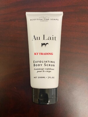 THE SCOTTISH FINE SOAPS Au Lait EXFOLIATING BODY SCRUB Soften Smoothen Dry Skin