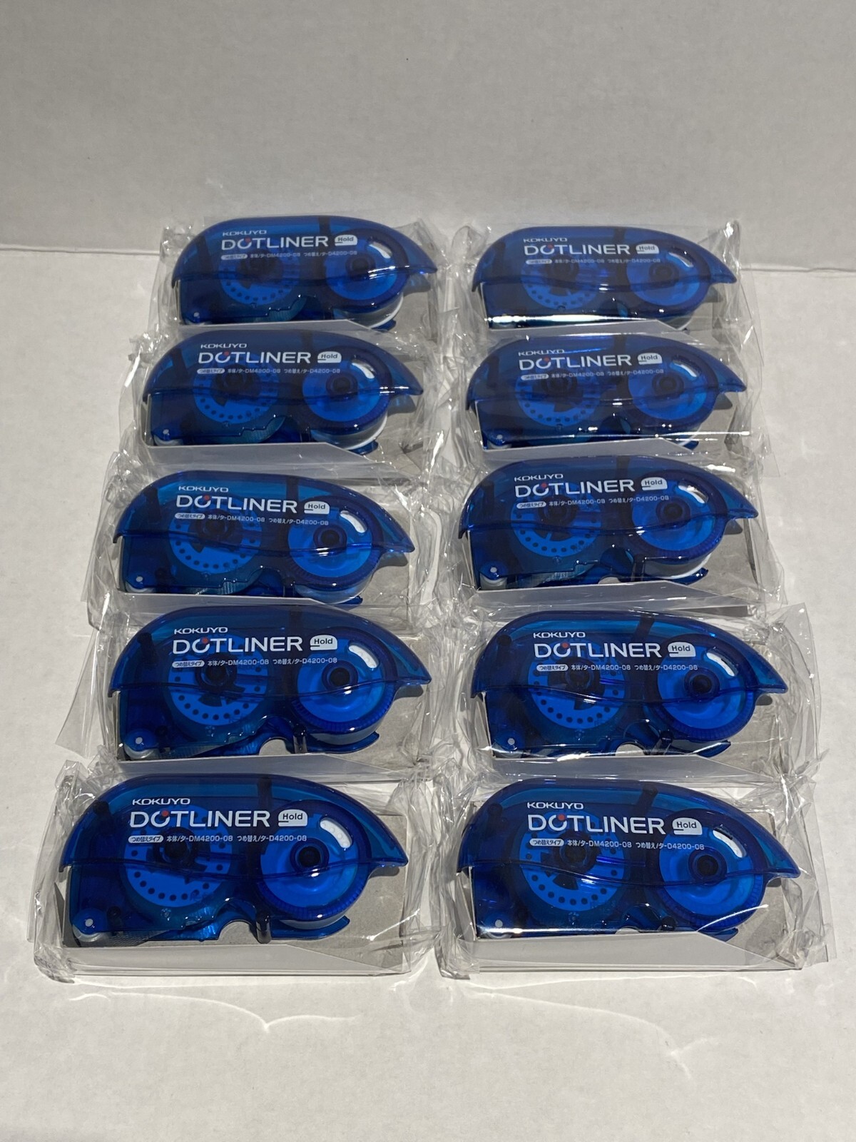 KOKUYO Tape Glue Dot Liner Hold Body Ta-DM4200-08 LOT OF 10