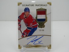 JESPERI KOTKANIEMI 2019-20 THE CUP SIGNATURE MATERIALS PATCH AUTO! #10/99!! 