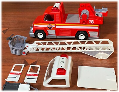 PLAYMOBIL 5682 5681 Rescue Ambulance Emergency Fire EMT Pieces