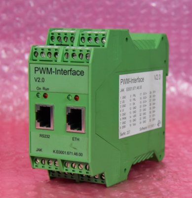 PWM-Interface Ethernet Modul Typ: JAK E0001.671.46.00  V2.0