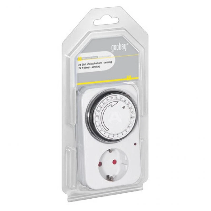 Zeitschaltuhr Analog 24 Stunden weiß mit manueller Einstellung - Bild 3 von 3