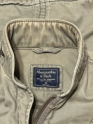 Abercrombie & Fitch Army Green Utility Jacket Women Sz XS - Picture 2 of 16
