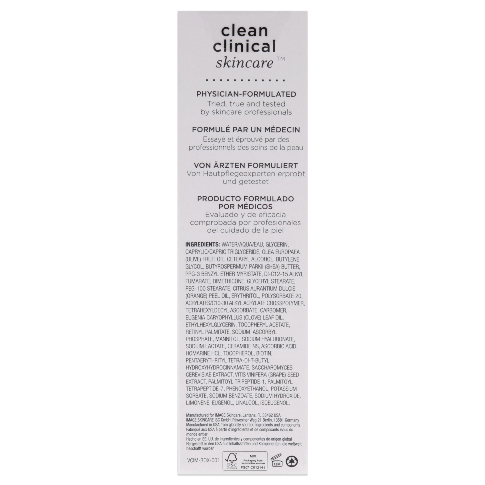 Vital C Hydrating Intense by Image for Unisex - 1.7 oz Moisturizer