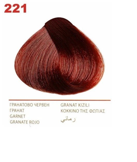 Vip's Prestige Crema colorante resistente per capelli 221 Melograno