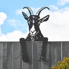 Goat Leaning Fence Topper